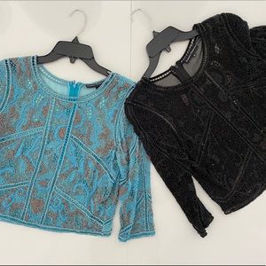 Karina Grimaldi beaded Tops (2)